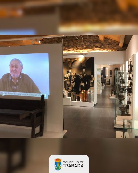 O Concello de Trabada lamenta o falecemento de José Rocha, doador do patrimonio  do centro etnográfico que leva o seu nome