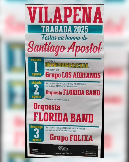 Trabadela e Vilapena celebran este fin de semana festas con churrascadas, música e verbena