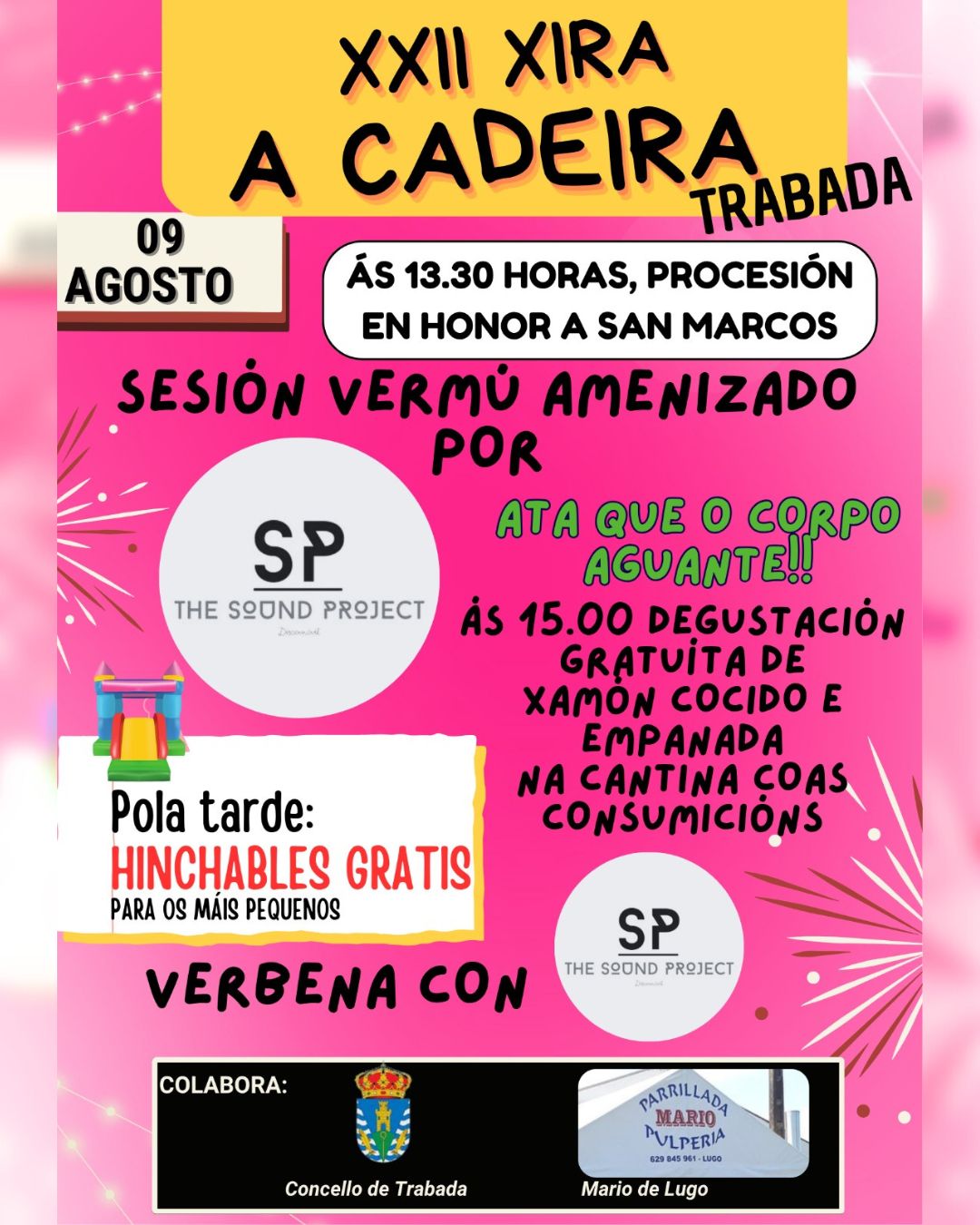 Todo listo para a XXII Xira da Cadeira este sábado 9 de agosto