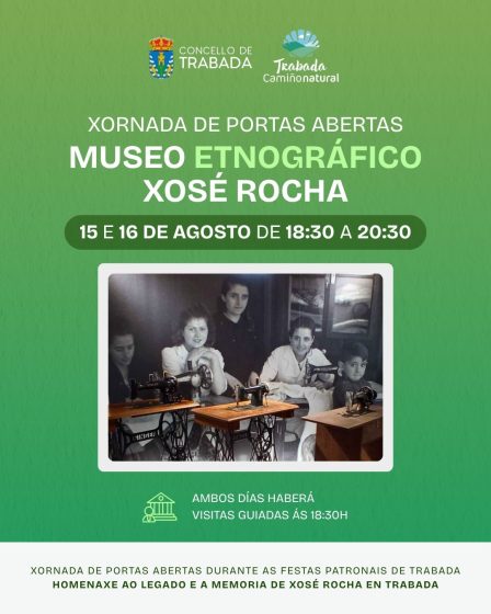 O Museo Etnográfico Xosé Rocha celebra dúas xornadas de portas abertas durante as festas patronais de Trabada