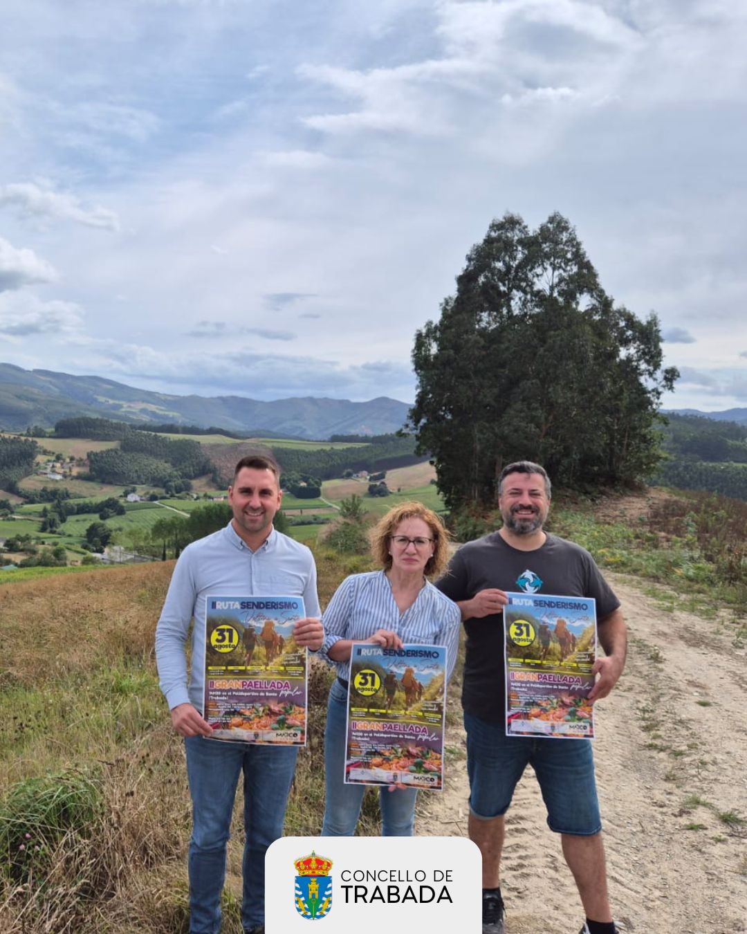 Éxito de participación na II Ruta de Sendeirismo e Paellada Popular de Sante, con máis de 250 inscritos en total