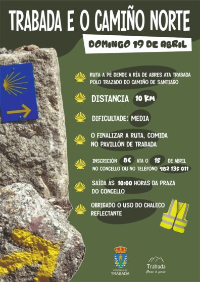 O Concello de Trabada abre inscricións para unha nova ruta polo Camiño Norte
