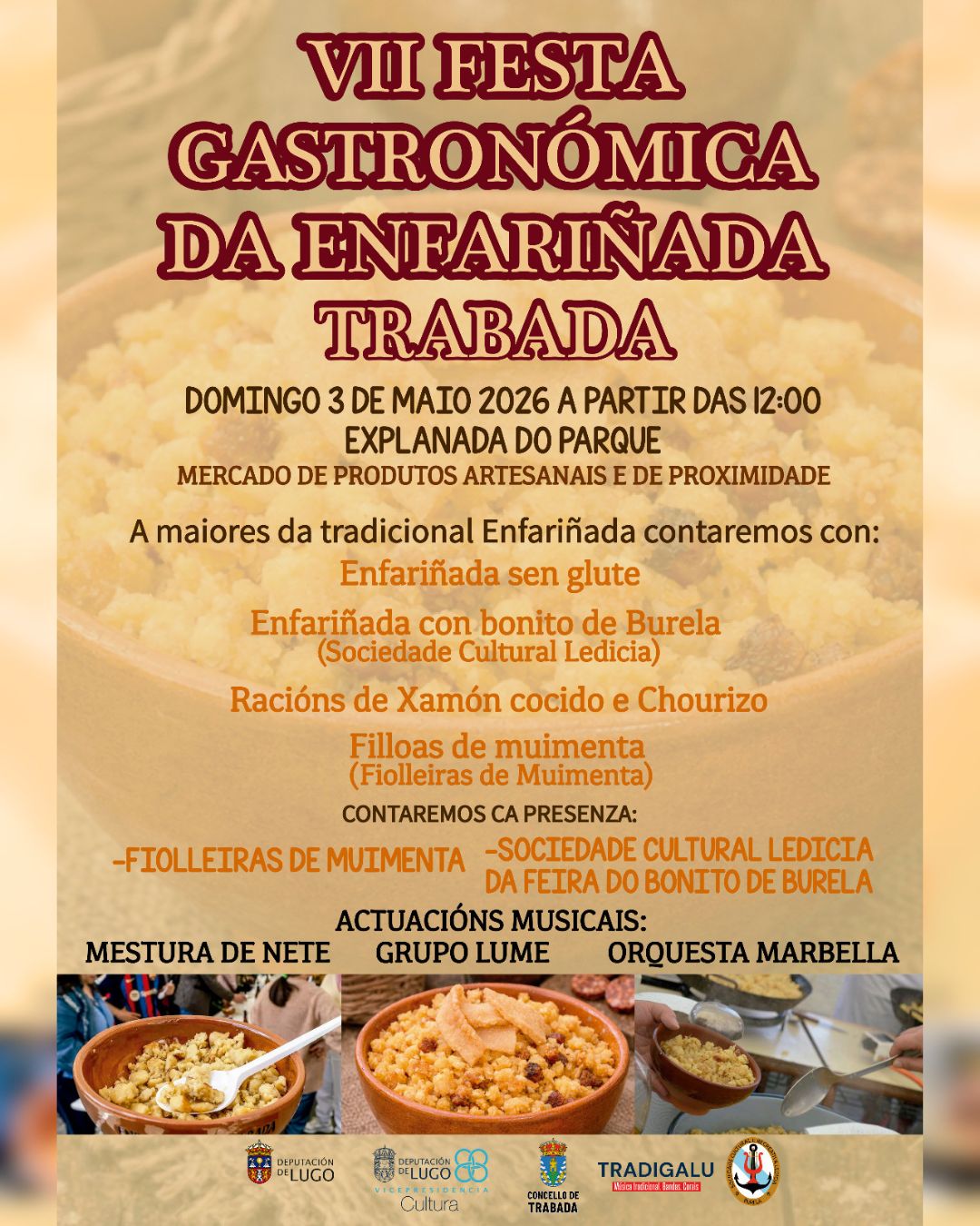 Cartel Enfariñada 3 maio 2026