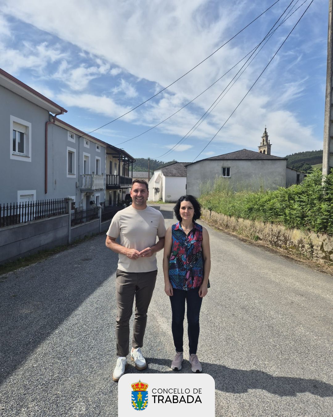 Trabada anuncia novas melloras viarias na parroquia de Sante cun investimento superior aos 44.000 euros