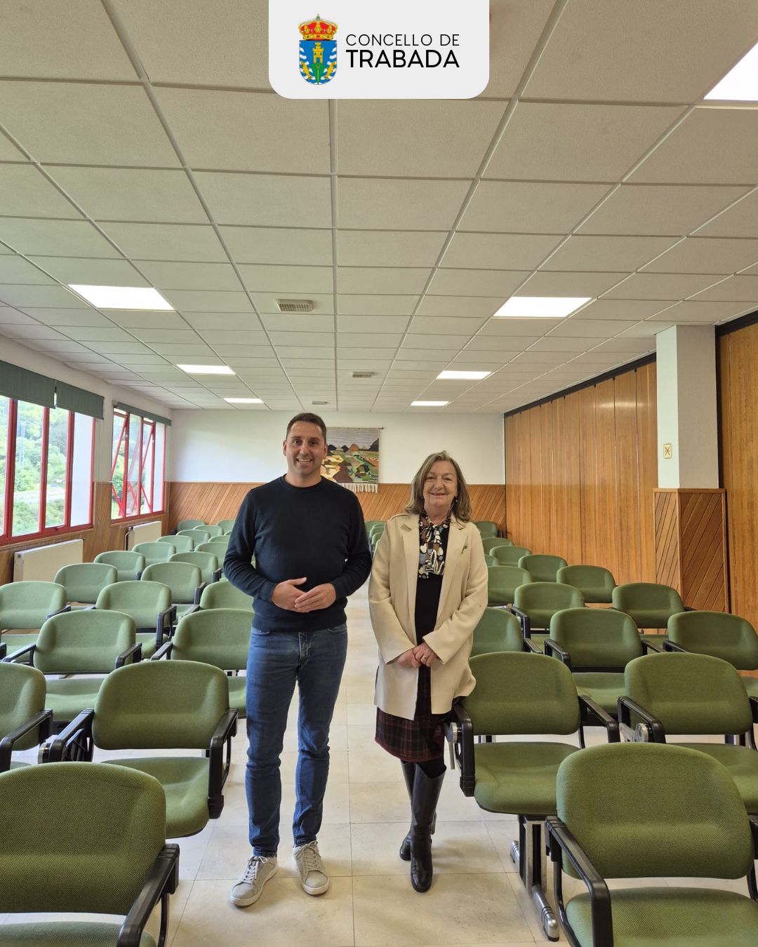 O Concello de Trabada solicita unha subvención para mellorar a Casa da Cultura e a biblioteca municipal