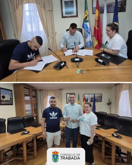 O Concello de Trabada entrega unha nova vivenda en alugueiro social na antiga tres de Valboa