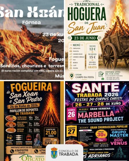 O Concello de Trabada destaca a intensa actividade social e festiva desta semana nas súas parroquias