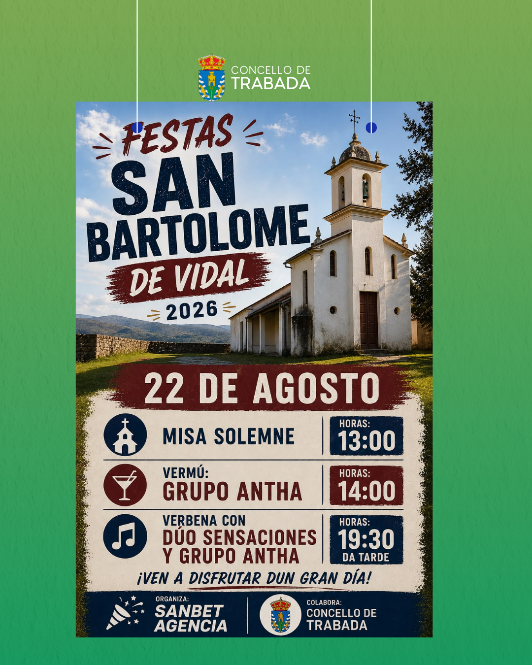 Cartel San Bartolomé Vidal