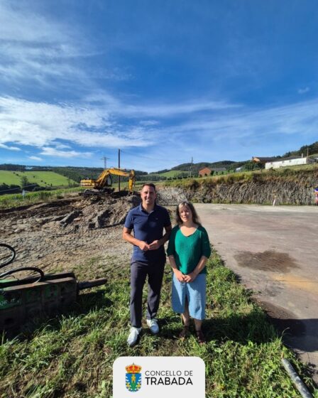 O Concello de Trabada inicia as obras de mellora dos accesos á antiga escola de Fórnea