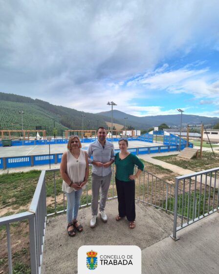 Comezan as obras de transformación do complexo deportivo de Trabada para ampliar os seus servizos e convertelo nun espazo de referencia