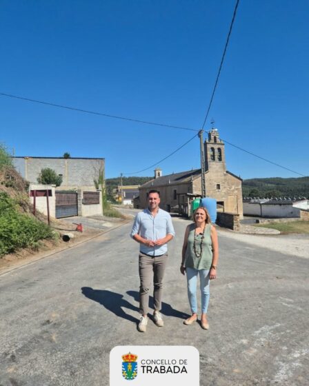 O Concello de Trabada inicia unha nova obra de mellora viaria en Valboa cun investimento de máis de 45.000 euros