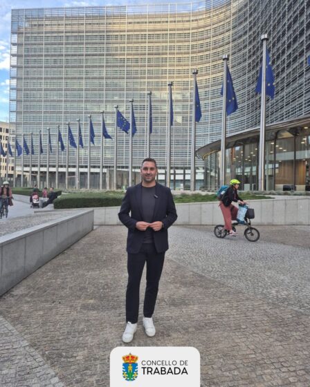 O alcalde de Trabada mantén diferentes encontros institucionais en Bruxelas para abordar proxectos e necesidades do municipio