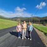 Comezan os traballos de renovación do firme da estrada provincial LU-P-6101 ao seu paso por Trabadela
