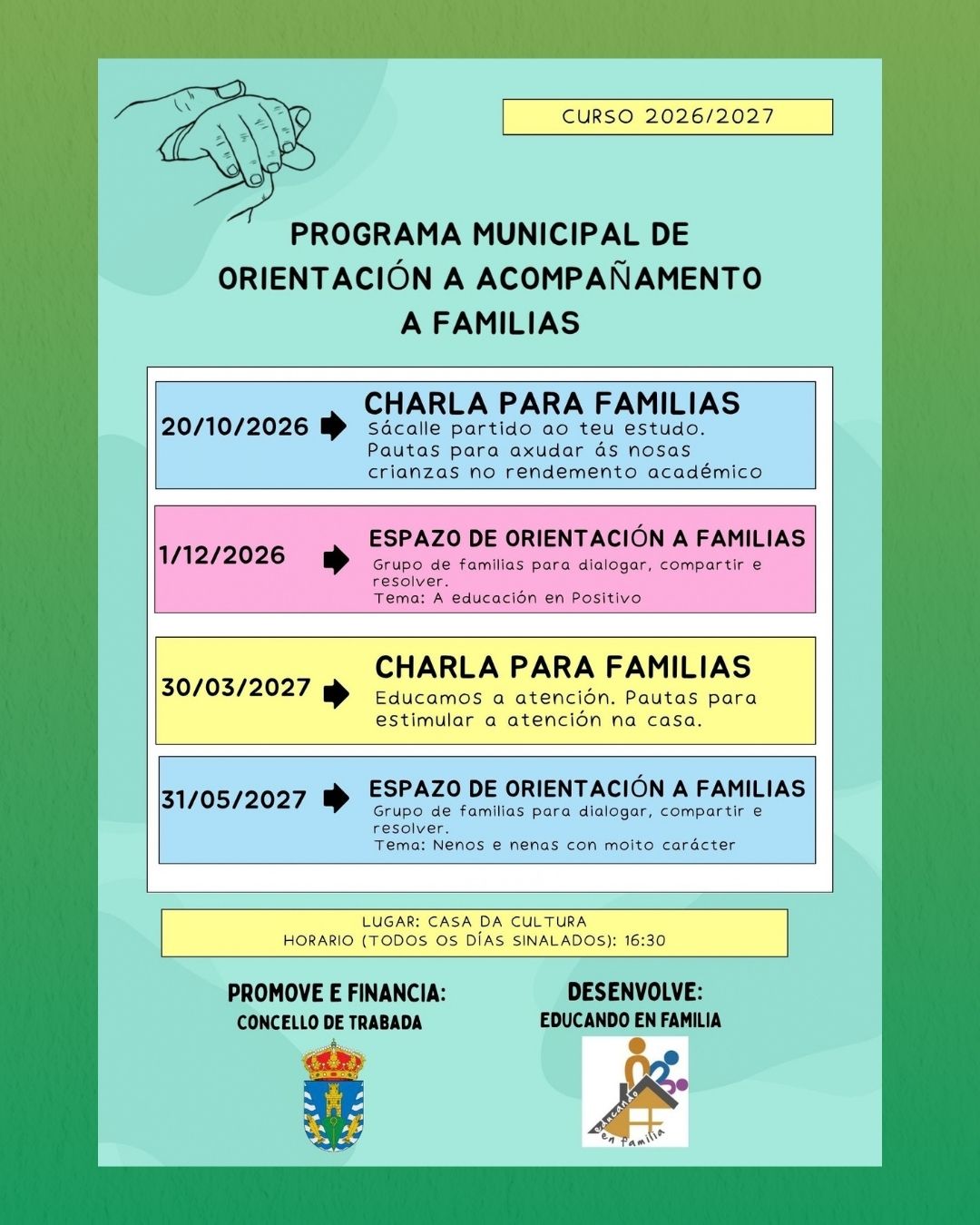  Programa Municipal de Orientación e Acompañamento a Familias
